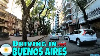 Driving in Buenos Aires | from Parque Chas to Palermo