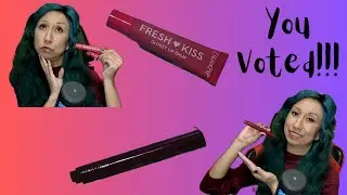 You Voted!!About Face Cherry Pick Lip Color Butter vs. Colourpop Fresh Kiss Peptide Glossy Lip Balm