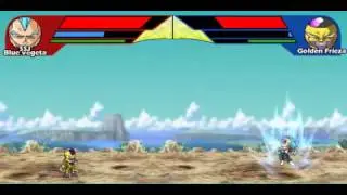 Dragon Ball Z Ultimate Power 2 - SSJ Blue Vegeta vs Golden Frieza