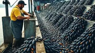 Tonnenweise Muscheln Gez&uuml;chtet &ndash; Halbautomatische Muschel-Produktionslinie