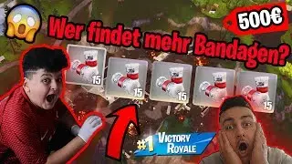 Fortnite !! Wer findet mehr *Bandagen?😱* *um 500&euro;!!!* | Can Wick