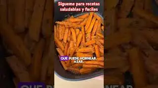 Receta saludable con airfryer, s&iacute;gueme para mas recetas ricas y faciles😋#recetasconairfryer #airfrye