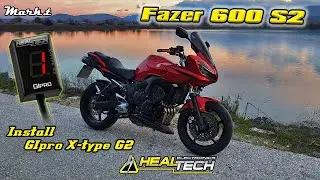 Τοποθέτηση healtech ένδειξη ταχυτήτων σε yamaha fazer 600! (install gear indicator fz6)