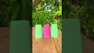 very very satisfying free glass open pink and green colour sand/1278 #minisatisfying #shorts #viral