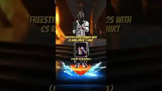 FREESTYLE 🇧🇷 OUTFIT COMBOS 👑 WITH CS RANK HEROIC T-SHIRT 🔥 FOR NO TOP UP PLAYERS ✅ FREE FIRE 🔥