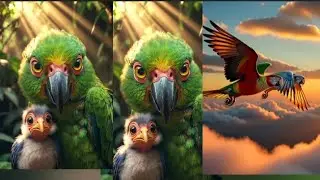 एक तोता और एक छोटी चिड़िया ने पूरा जंगल बचा लिया | Emotional Jungle Story #moralstory 