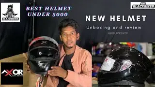 NEW HELMET AXOR VENOMOUS BLACK | UNBOXING AND REVIEW | TAMIL |MR.BLACKBIKER.