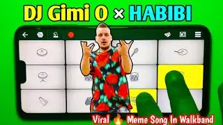 Habibi Albania Remix In Piano | DJ Gimi O &times; Habibi Remix In Walkband By SB GALAXY