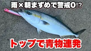 雨で普通釣り人が行きたがらない状況、そんな時に行ってみたら凄かったww