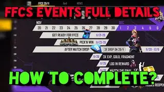 How To Complete FFCS Events In Free Fire?FFCS Events Full Details.How To Collect Token?Bangla.....