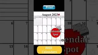 2023 Printable Monthly Calendars