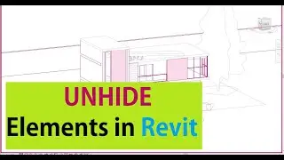 Unhide elements in Revit tutorial (free) in 2020