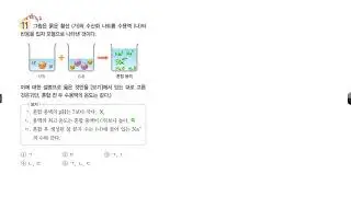 완자 통합과학 2015개정 231p~234p 11번 Ⅲ 1 02 산과 염기 및 중화반응 내신 만점 문제