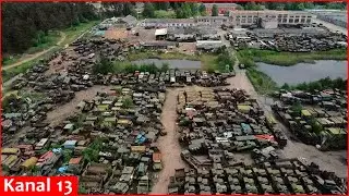 С 7342 до 32: российские запасы бронетехники почти исчерпаны — не осталось даже старых танков