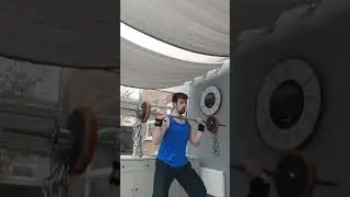 continuous bar 30kg workout #fit #fitness #strong #squats #workout #workouttime #armworkout