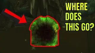 World Of Warcraft Секретный неиспользованный рейдовый портал в Черный храм!