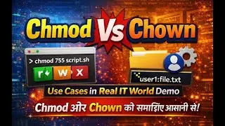 CHMOD vs CHOWN 🔥 Real IT World Demo | Permission ka Real Use | Hindi