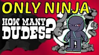 Can 57 NINJAS Reach ROUND 100 in How Many Dudes?