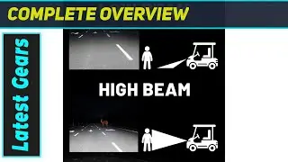 Club Car DS LED Light Kit: Amazing High/Low Beam Street Legal Upgrade!