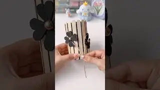 Ice Cream stick pen holder #craft #diy #youtubeshorts #shortvideo #shorts