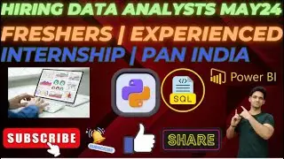 Data Analyst Jobs for freshers | Data Analyst Jobs in India | Remote Data Analyst Jobs | Jobs Mar'24
