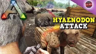 HYAENODON ATTACK!!! THE STRUGGLE TO STAY ALIVE | ARK SURVIVAL EVOLVED [S4E2]