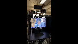 Enjoy some behind-the-scenes fun with Deniz Akdeniz from the latest episode of High Potential 🙌