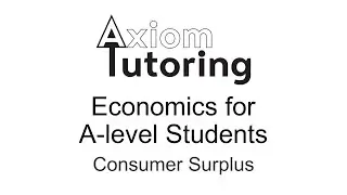 18 Consumer Surplus