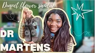 Dr Martens Dunnet Flower leather Sandals Review | For the wide foot girlies x