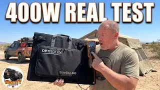 Power Anywhere! OptiSolex 400W Portable SolarBag