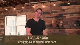 Barnwood or Pallet Wood Accent Wall Installer Peoria IL