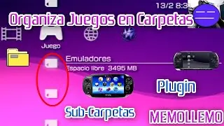 Organizar Por Categorías los juegos en PSP | Plugin SubCarpetas |