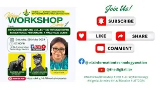 NLA IT SECTION WORKSHOP SERIES 1 (OPEN EDUCATIONAL RESOURCES)