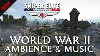 Atmosphere of the Resistance | Sniper Elite Resistance Ambience & Music | 2 Hours