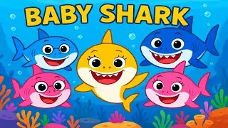Baby Shark Dance Party Let&rsquo;s Play & Feed | The wheels on the bus | Five littel ducks| Johny yes Papa