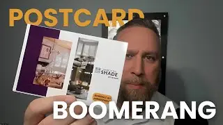 Postcard Boomerang for Window Treatment Leads