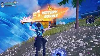 #3 *NEW* BLACK TIE MASQUERADE ON HUNTRESS HELSIE SKIN IN FORTNITE PS5 + A VICTORY ROYALE WIN! (DUO)