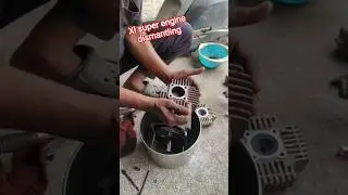 Tvs xl heavy duty engine dismantling #bike #automobile #viralvideo