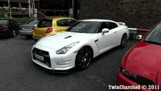 White 2011 Nissan GT-R - Walkaround - At Nurburgring