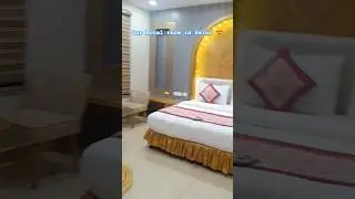 Our hotel room in delhi. Hotel gold palace #Paharganj. #trending #shorts