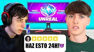 24H ENTRENANDO COMO PETERBOT EN FORTNITE