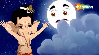 बाल गणेशसोबत चंदा मामा and More Rhymes | Popular Marathi Rhymes