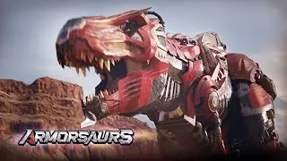 Trex Ajax Armors Up | Armorsaurs