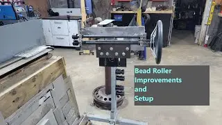 Small bead roller mods and setup.