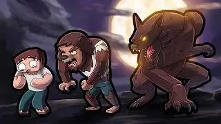 Playing MINECRAFT as a WEREWOLF! (Werewolf Transformation)