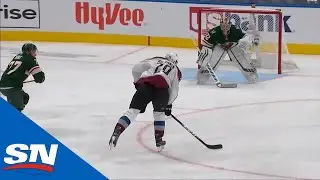 MacKinnon Flies Through Neutral Zone To Rip One Past Stalock