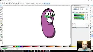 #letsdev Drawing a Bean Sprite in Inkscape