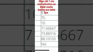 ntpc cbt 1 me normalized marks kitne no badhte hai dekh lijie