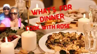 WHAT'S FOR  DINNER COOK WITH  ROSE #cooking #contentcreator #dayinthelife #cookingtutorial #howto