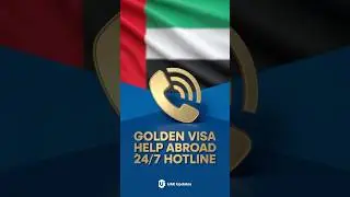✈️ UAE Launches Emergency Services for Golden Visa Holders | Hotline & Repatriation